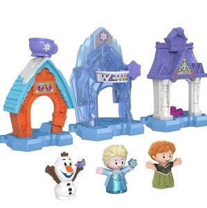 NWT Disney Frozen Snowflake Village Little People Toddler Playset